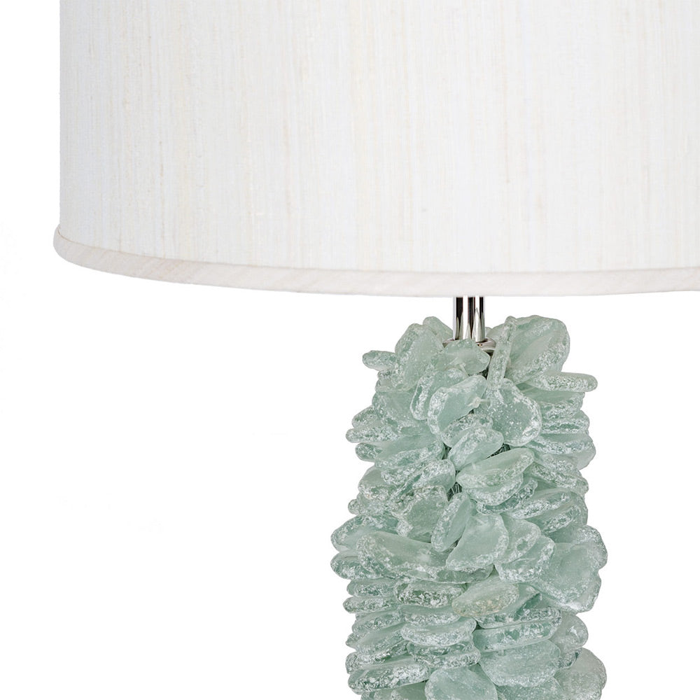 Seaglass Table Lamp in Detail.