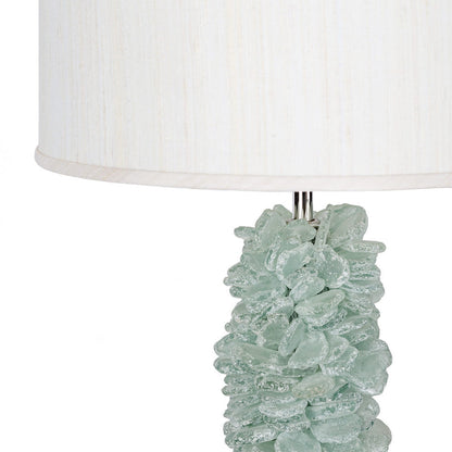 Seaglass Table Lamp in Detail.