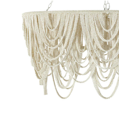 Selita Oval Chandelier in Detail.