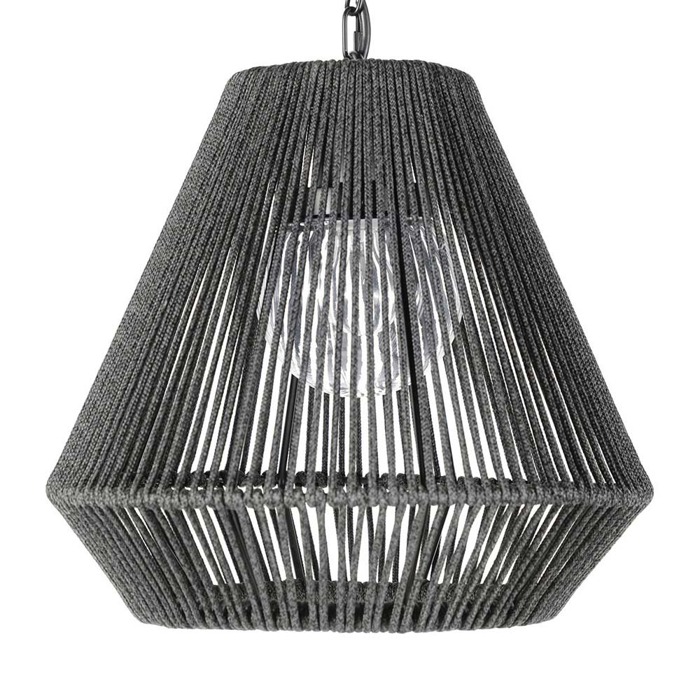 Tanner Outdoor Tapered Pendant Light in Detail.