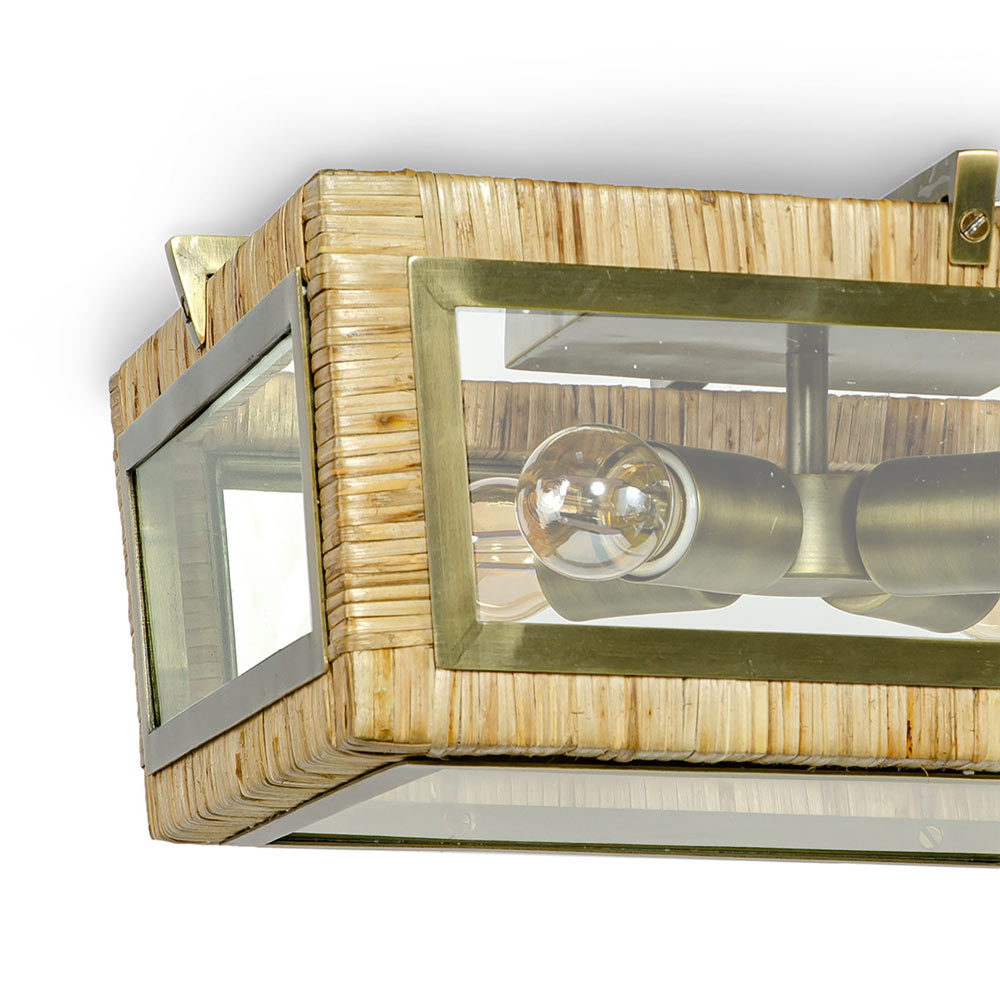 Watson Flush Mount Ceiling Light in Detail.