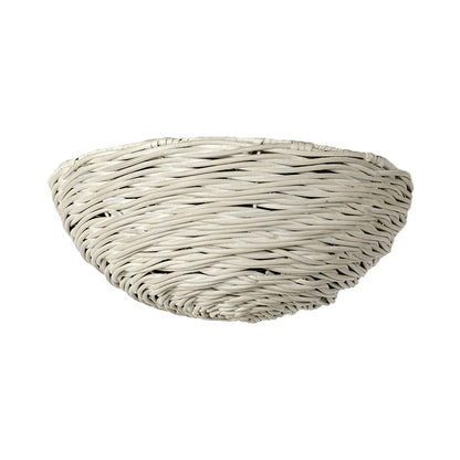 Wisteria Flush Mount Ceiling Light in Whitewash/Antique Brass.