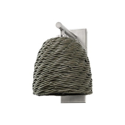 Wisteria Wall Light in Grey/Pewter.