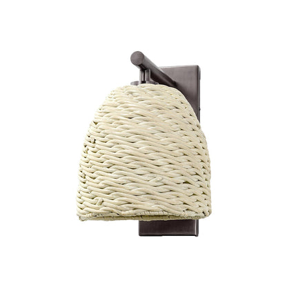 Wisteria Wall Light in Whitewash/Bronze.