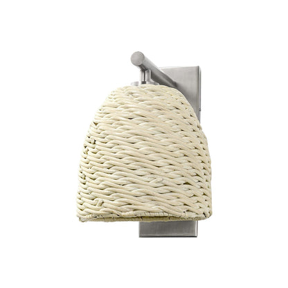Wisteria Wall Light in Whitewash/Pewter.