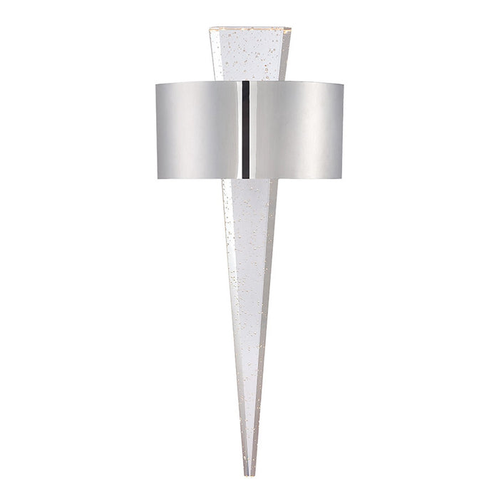 Palladian LED Wall Light in Polished Nickel.