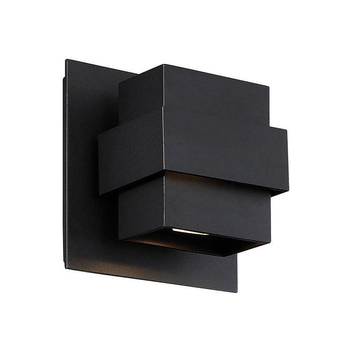 Pandora Outdoor LED Wall Light in Small/Black.