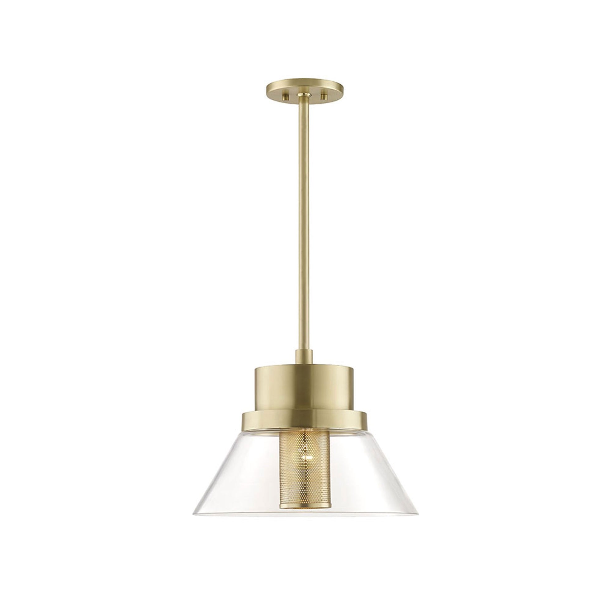 Paoli Pendant Light in Large/Aged Brass.