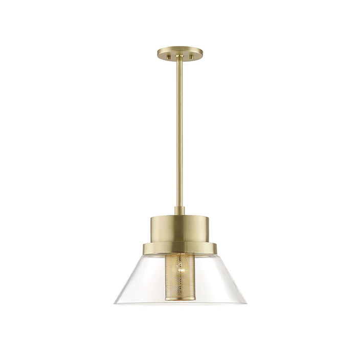 Paoli Pendant Light in Large/Aged Brass.