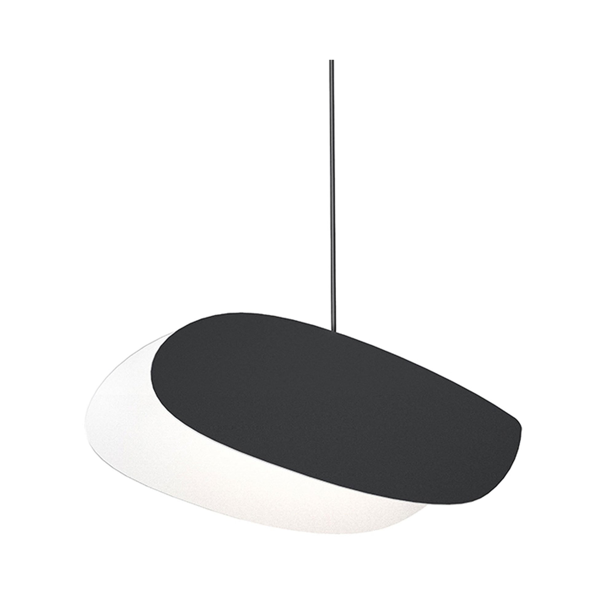 Papillons™ LED Pendant Light in Satin Black (4.75-Inch).