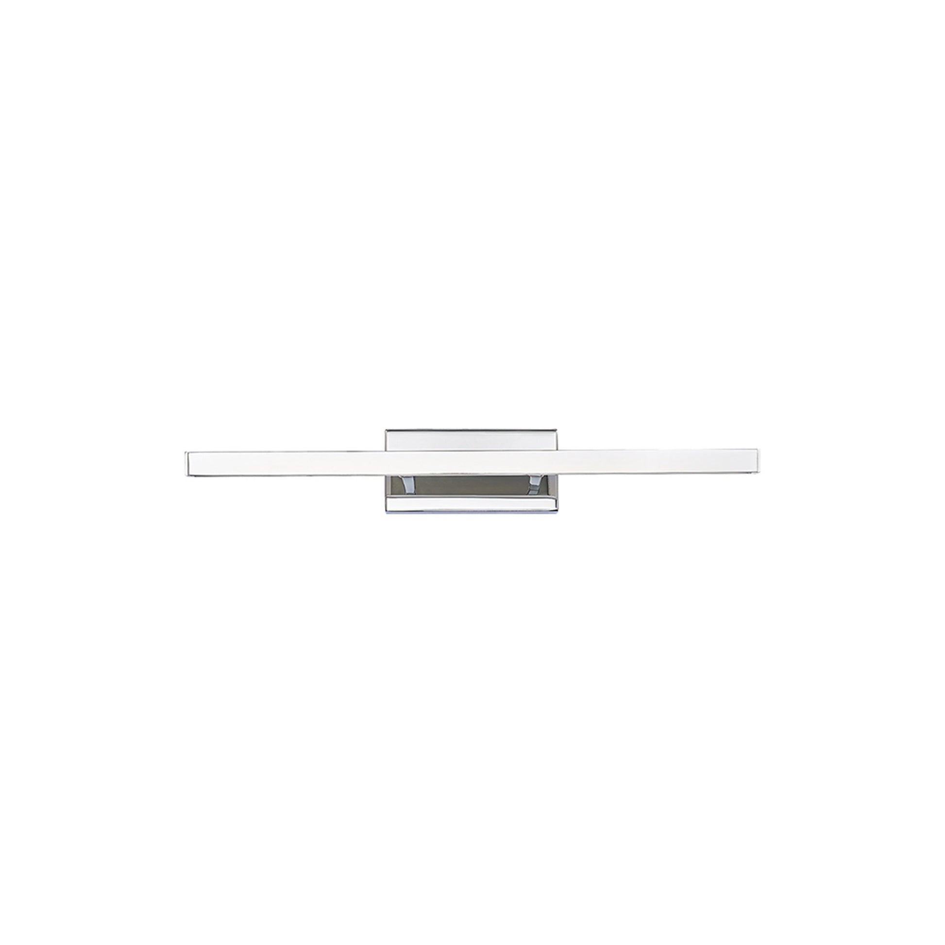 Parallax LED Bath Vanity Light in Chrome (Small).