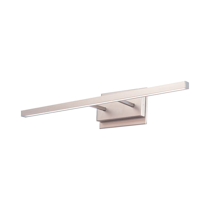 Parallax LED Bath Vanity Light in Brushed Nickel (Large).