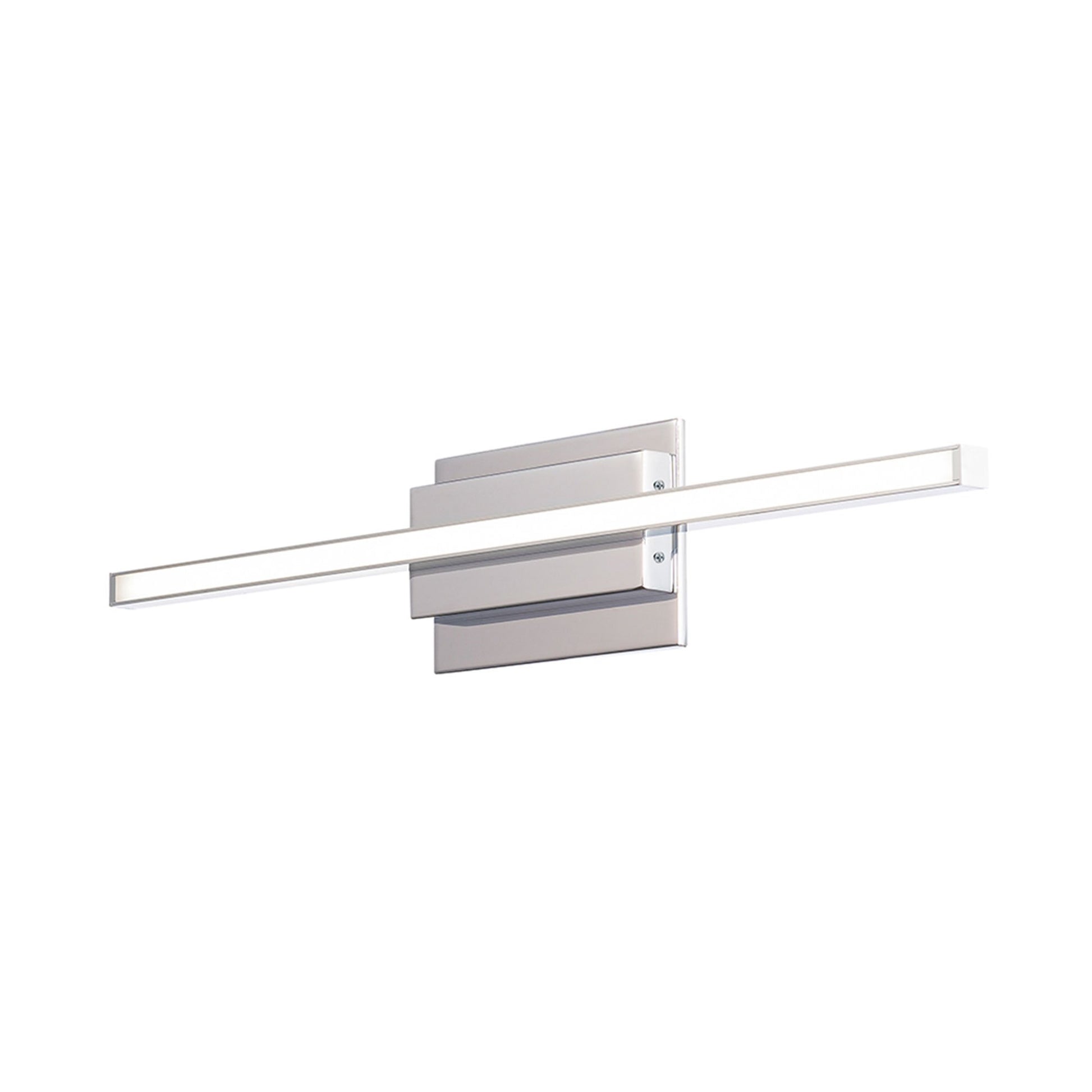 Parallax LED Bath Wall Light in Chrome (Large).