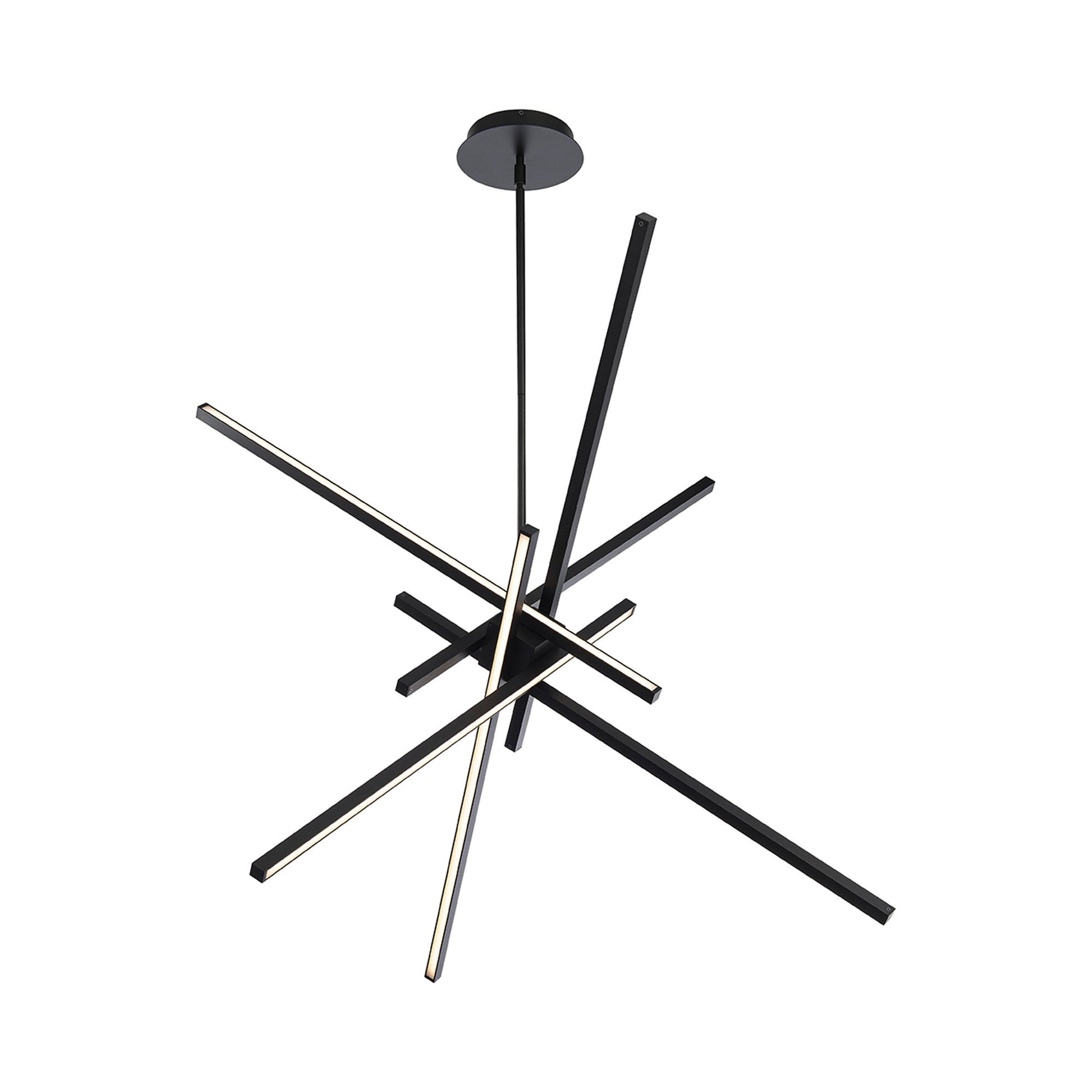 Parallax LED Pendant Light in Black (Large).