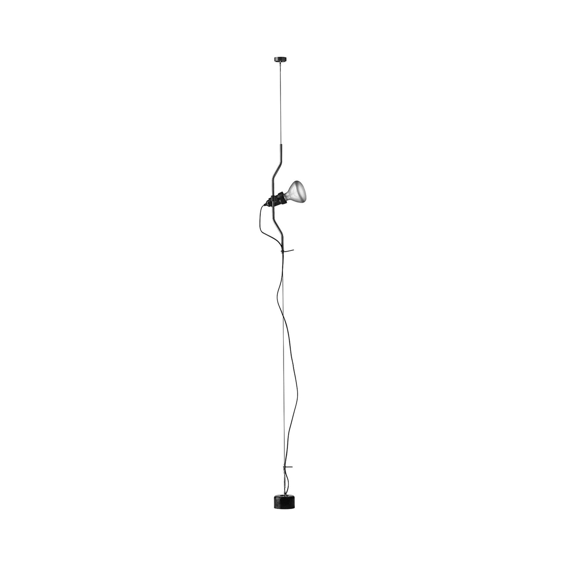 Parentesi Floor Lamp in Black.