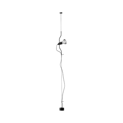 Parentesi Floor Lamp in Black.