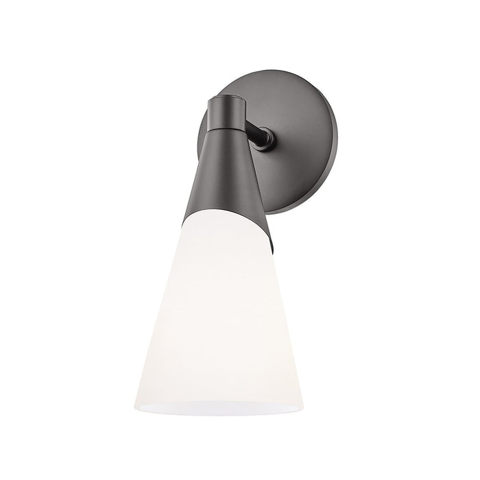 Parker Wall Light in Grey and White.
