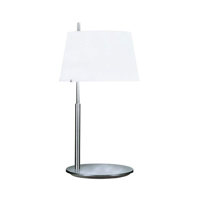 Passion Table Lamp in Medium/Nickel White.