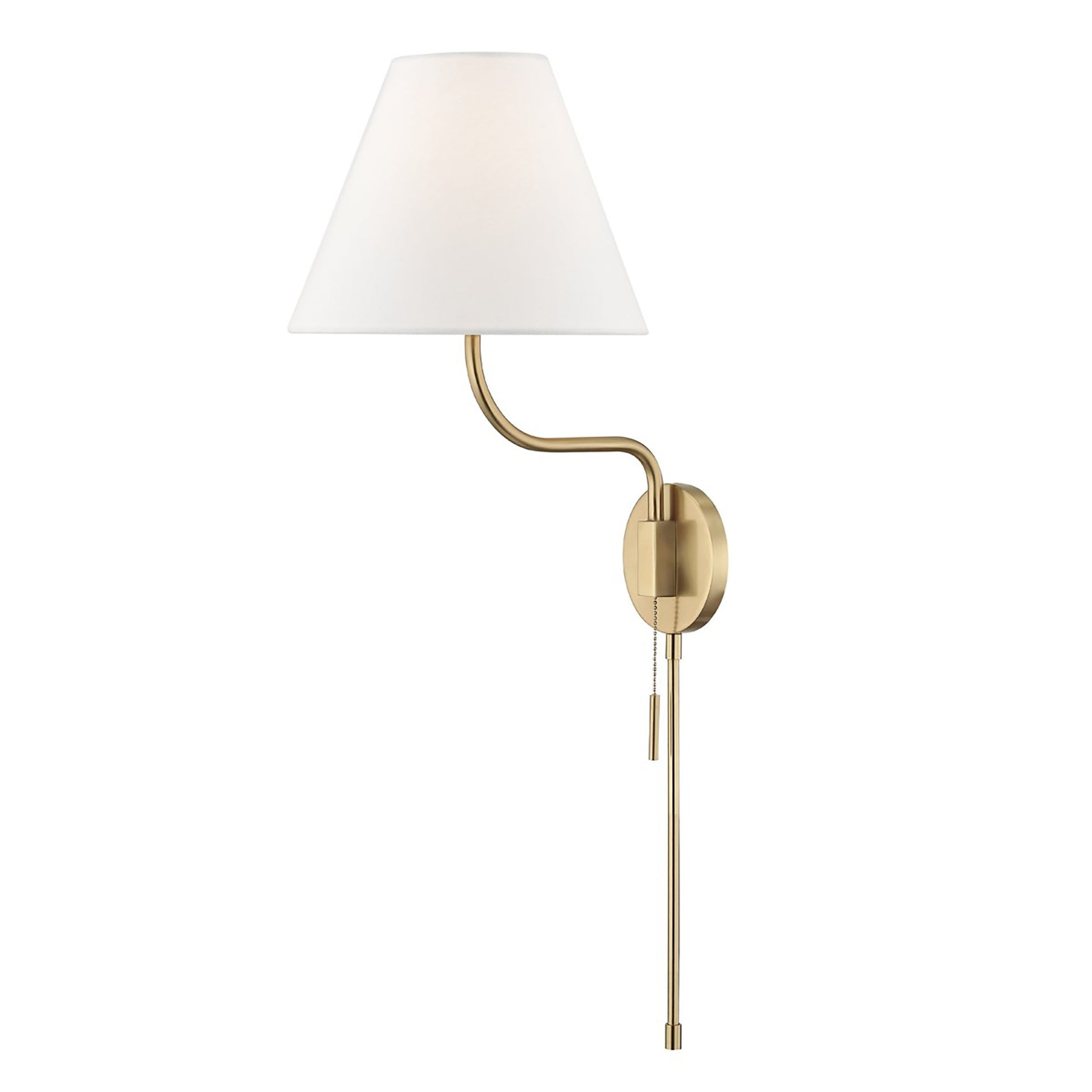 Patti Wall Light in Aged Brass.