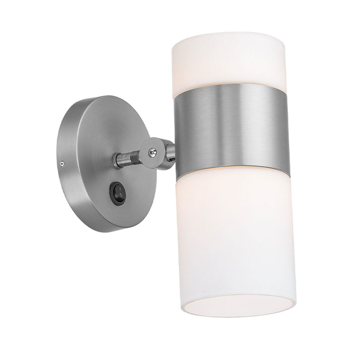Pencil Skirt LED Wall Light in Brushed Nickel.
