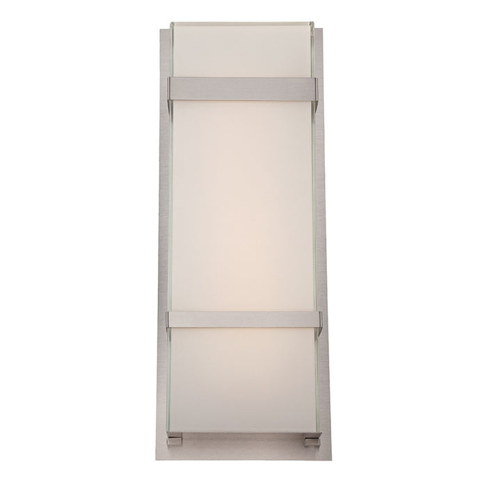 Phantom Outdoor LED Wall Light in Large/Stainless Steel.