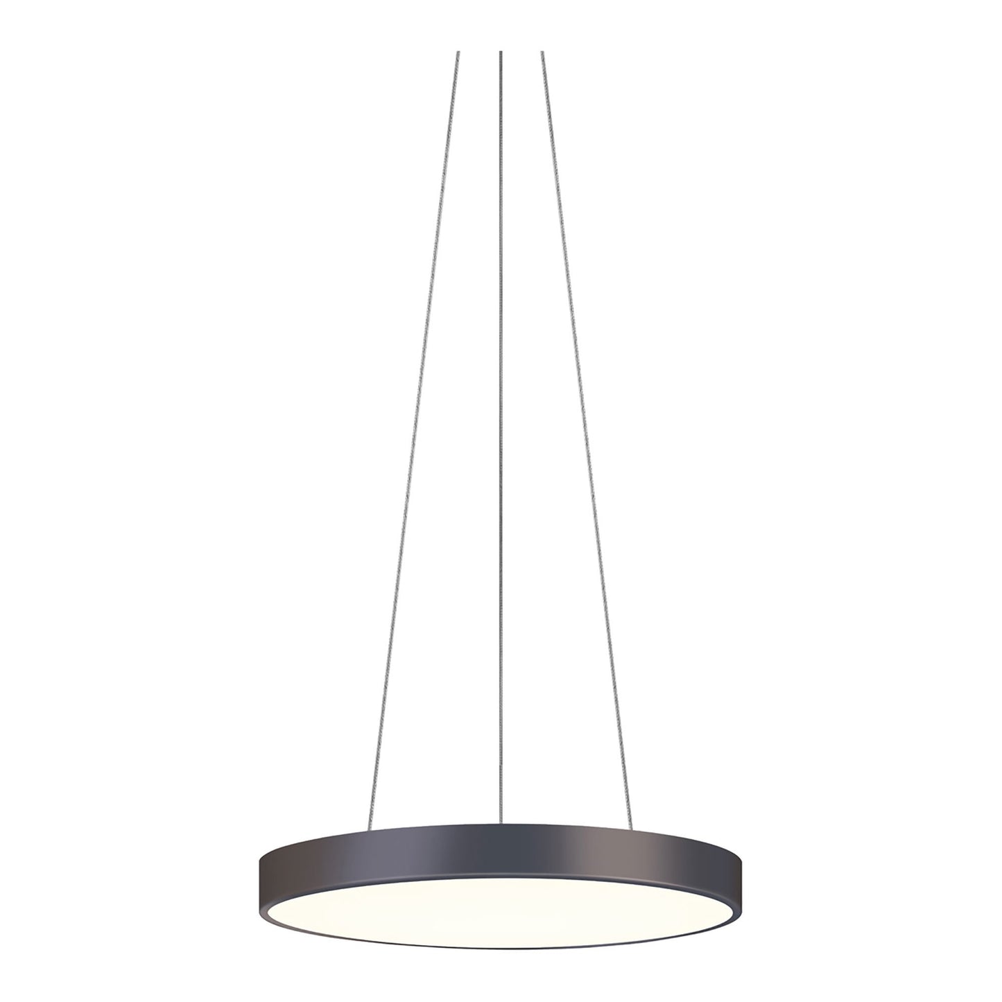 Pi LED Pendant Light in Black Bronze (20-Inch).