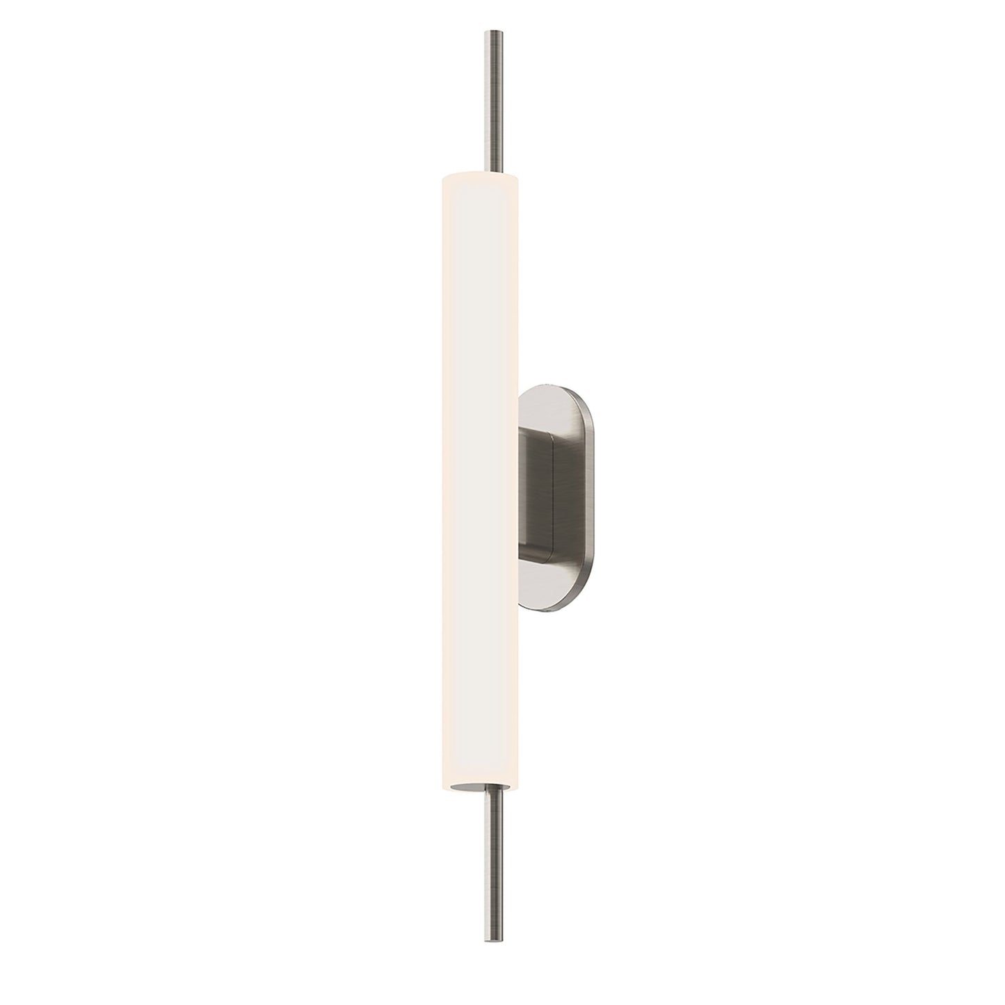 Piccolo Encore™ LED Bath Wall Light in Satin Nickel.
