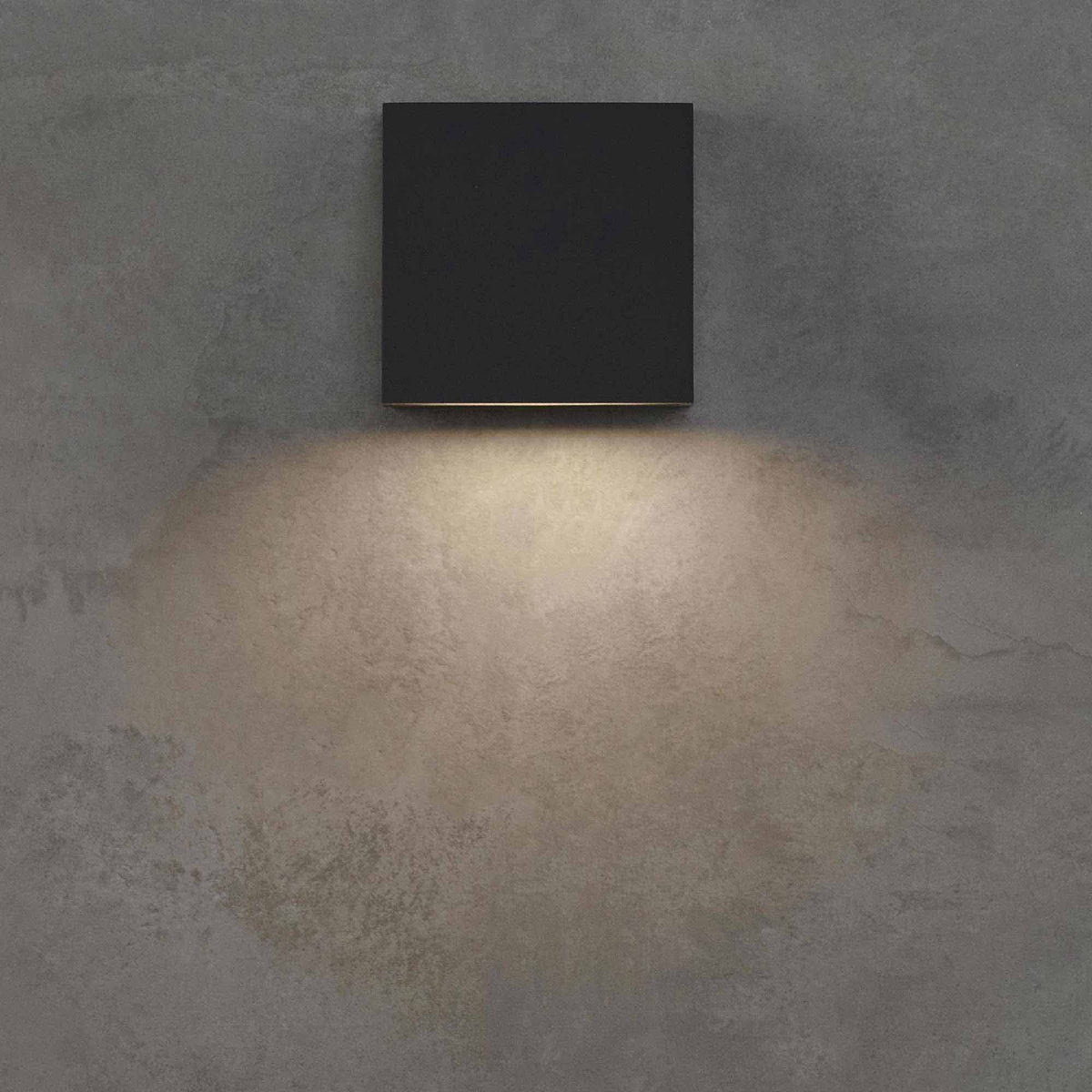 Pitch Single Outdoor LED Wall Light in Detail.