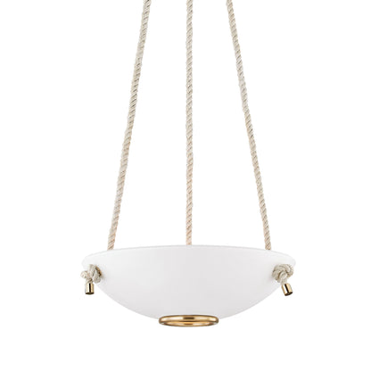 Plaster No.2 Pendant Light in White.