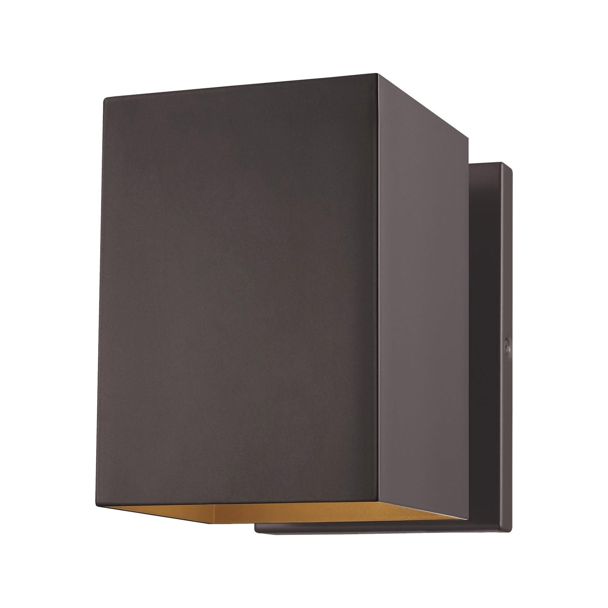 Pohl Outdoor Wall Light in Bronze (Small).