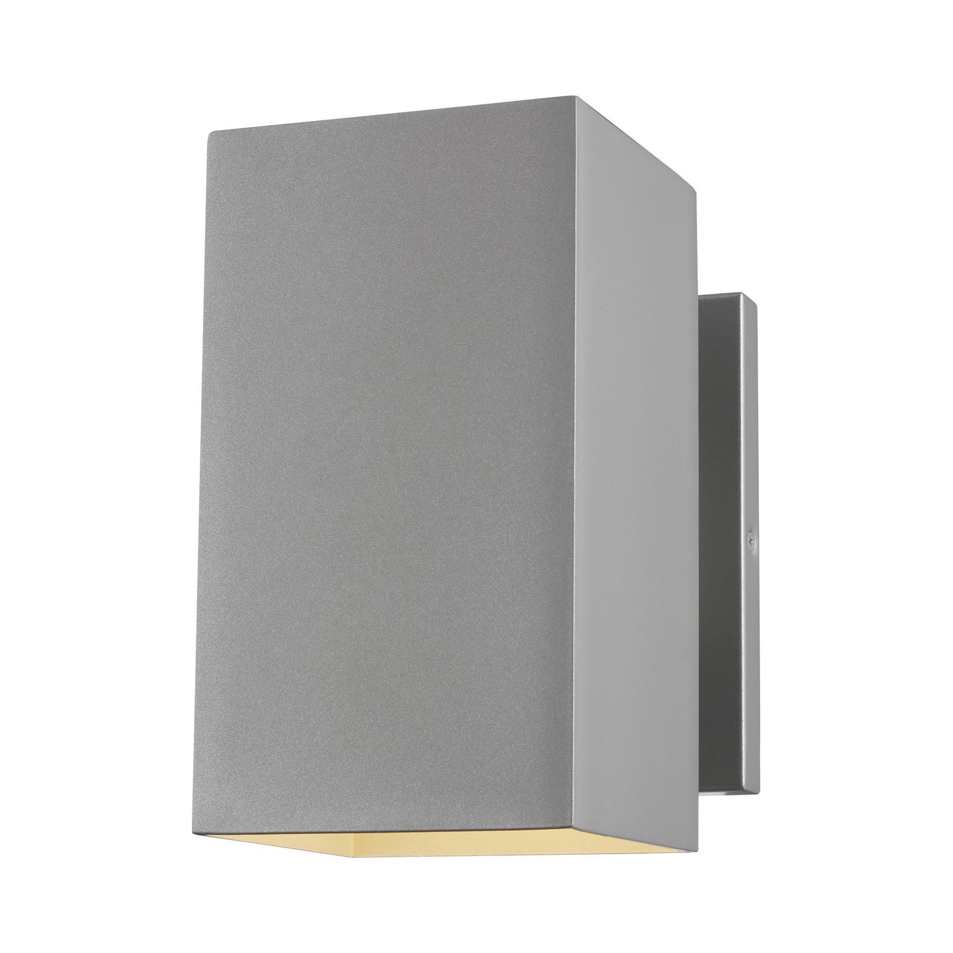 Pohl Outdoor Wall Light in Painted Brushed Nickel (Medium).