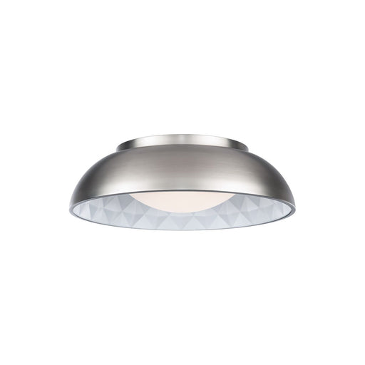Prisma LED Flush Mount Ceiling Light in Silver.