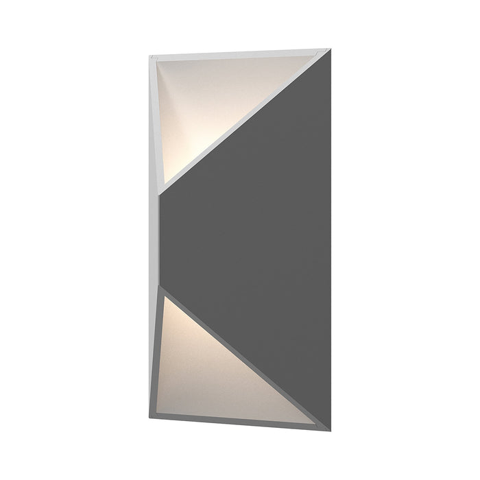 Prisma™ Outdoor LED Wall Light in Small/Textured Gray.