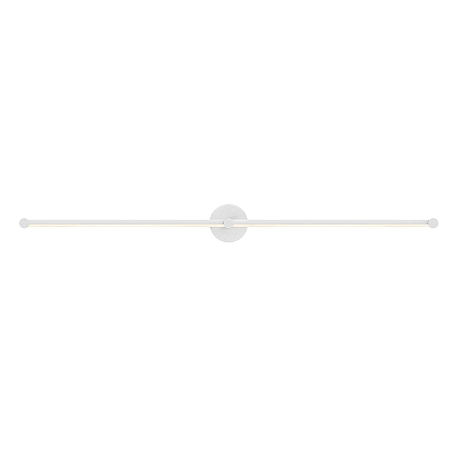 Purolinear 360™ Double Linear LED Wall Light in Satin White (Small).