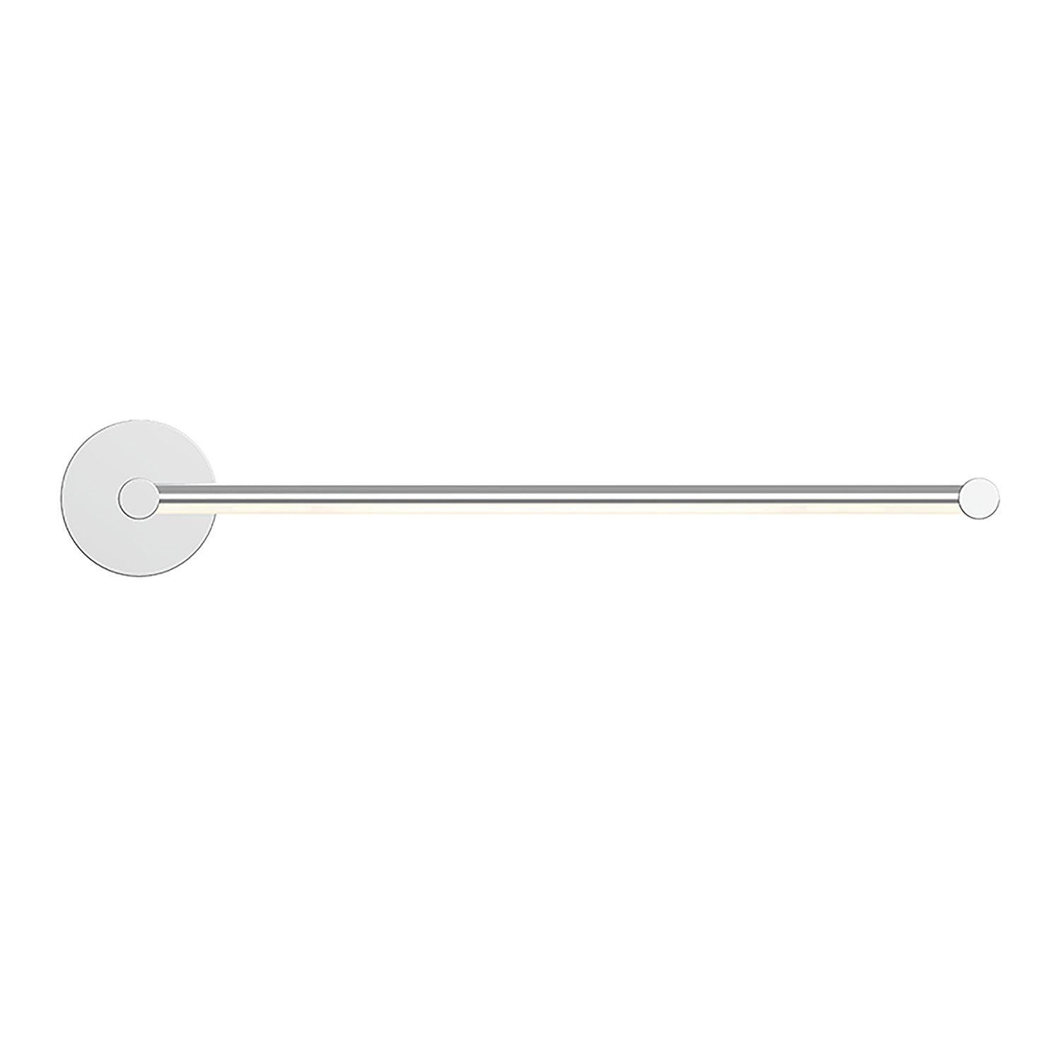 Purolinear 360™ Single Linear LED Wall Light in Polished Chrome.