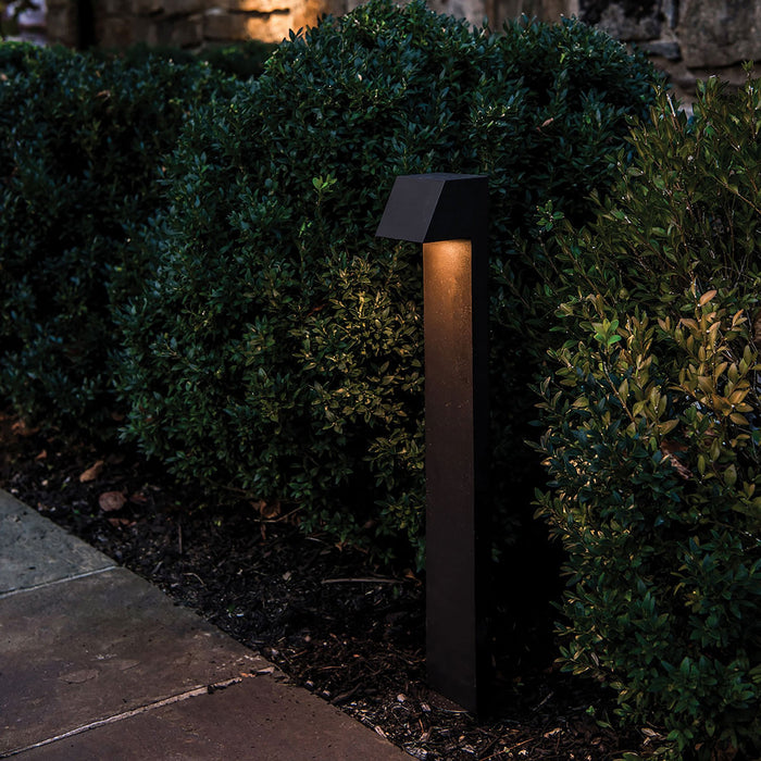 Quad LED Path Light in Outdoor Area.
