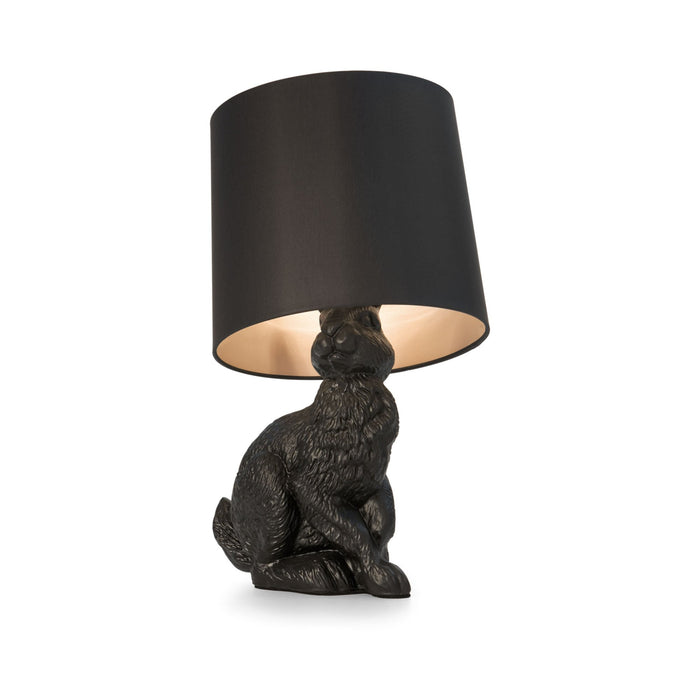 Rabbit Table Lamp in Black.