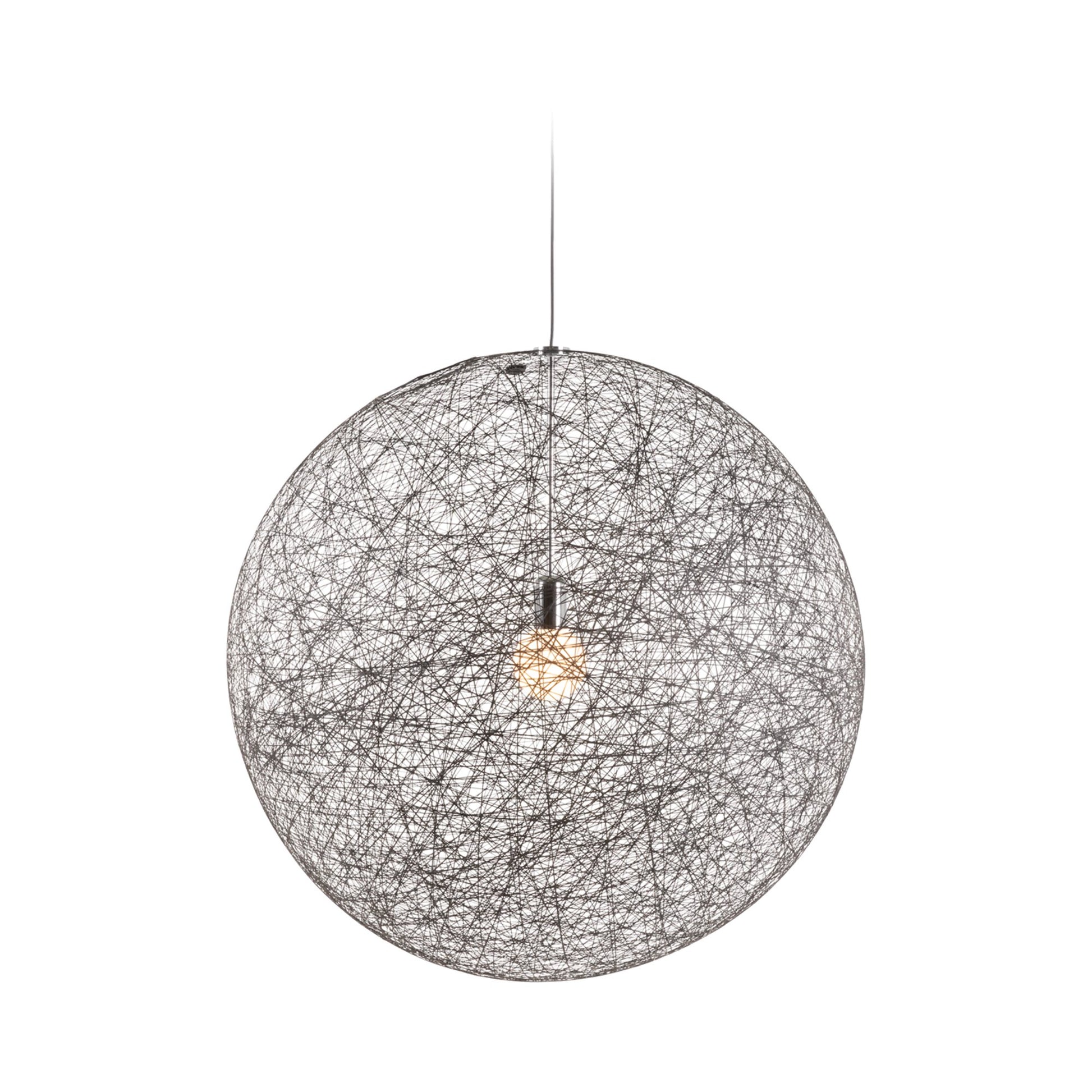 Random II Pendant Light in Black (Medium).