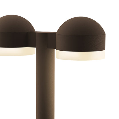 Reals Dome Cap LED Double Bollard in Detail.