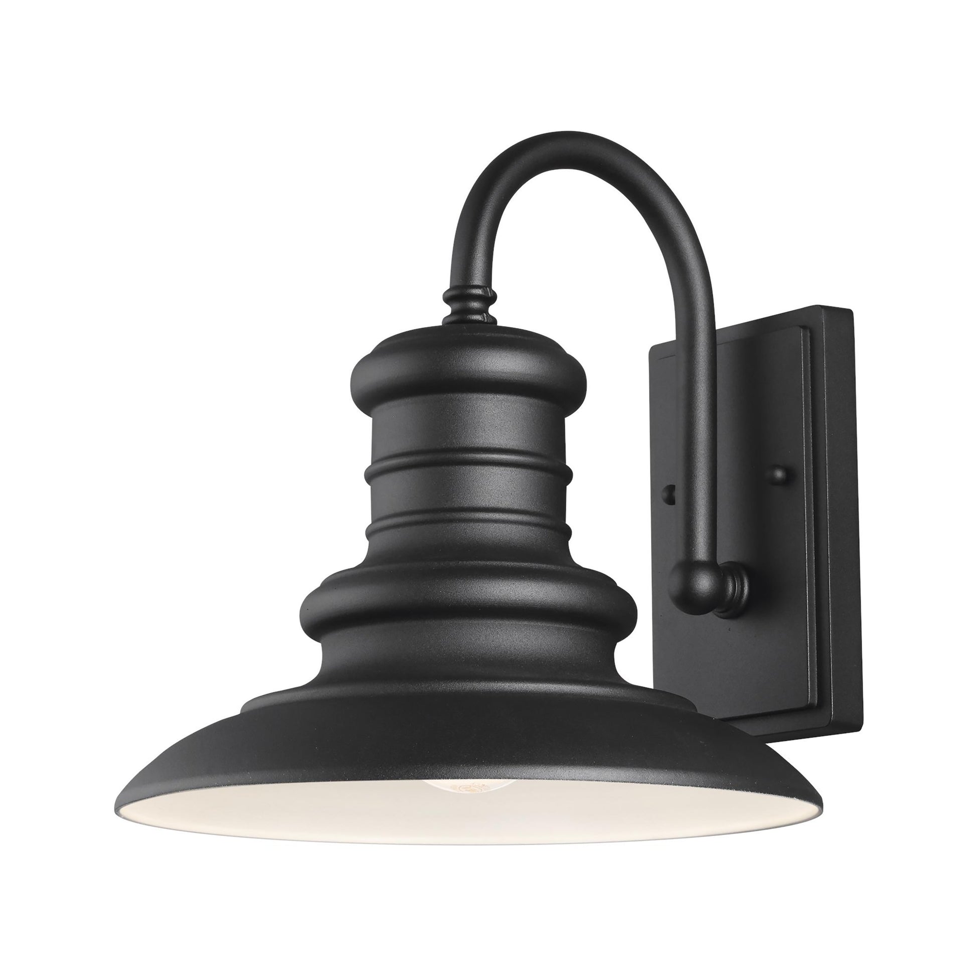Redding Station Outdoor Wall Light in Medium/Textured Black/Incandescent.