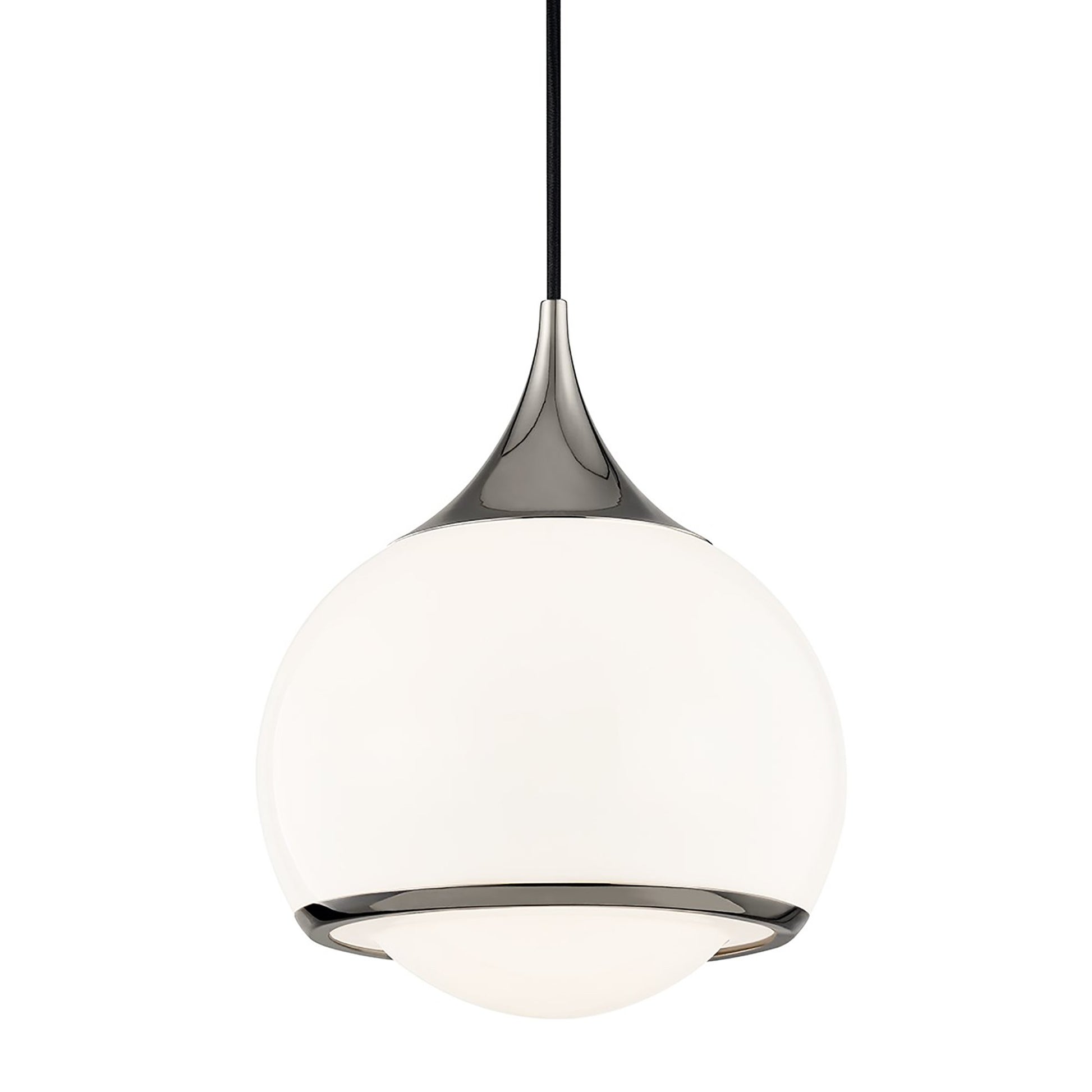 Reese Pendant Light in Polished Nickel (Medium).