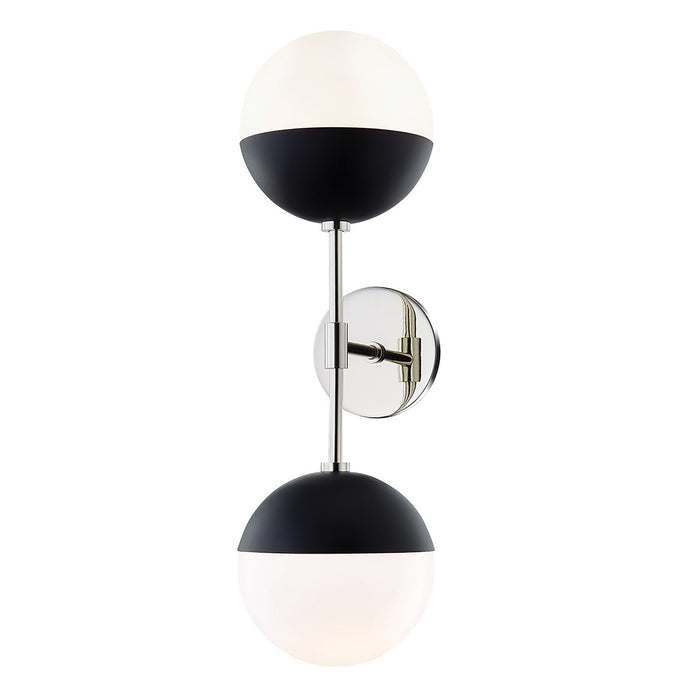 Renee H344102A Wall Light in Black and White.