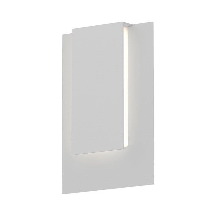 Reveal Outdoor LED Wall Light in Small/Textured White.
