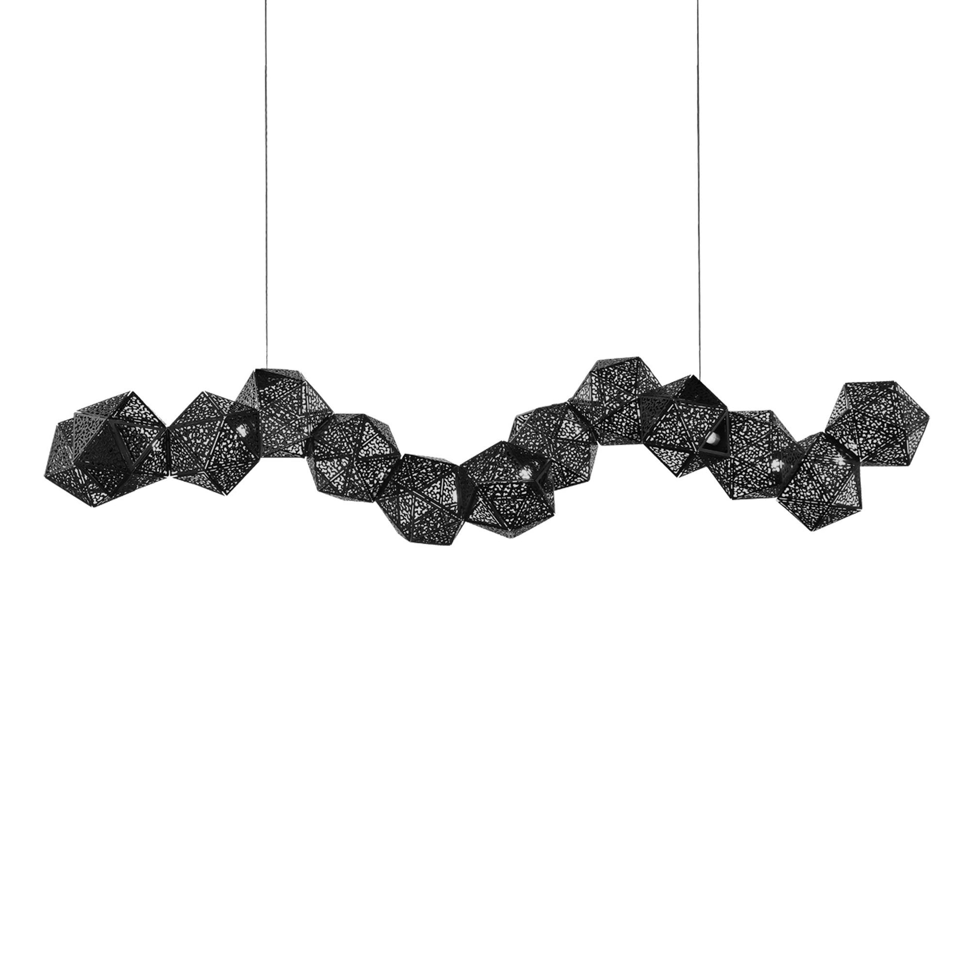 Riddle Linear LED Pendant Light in Detail.