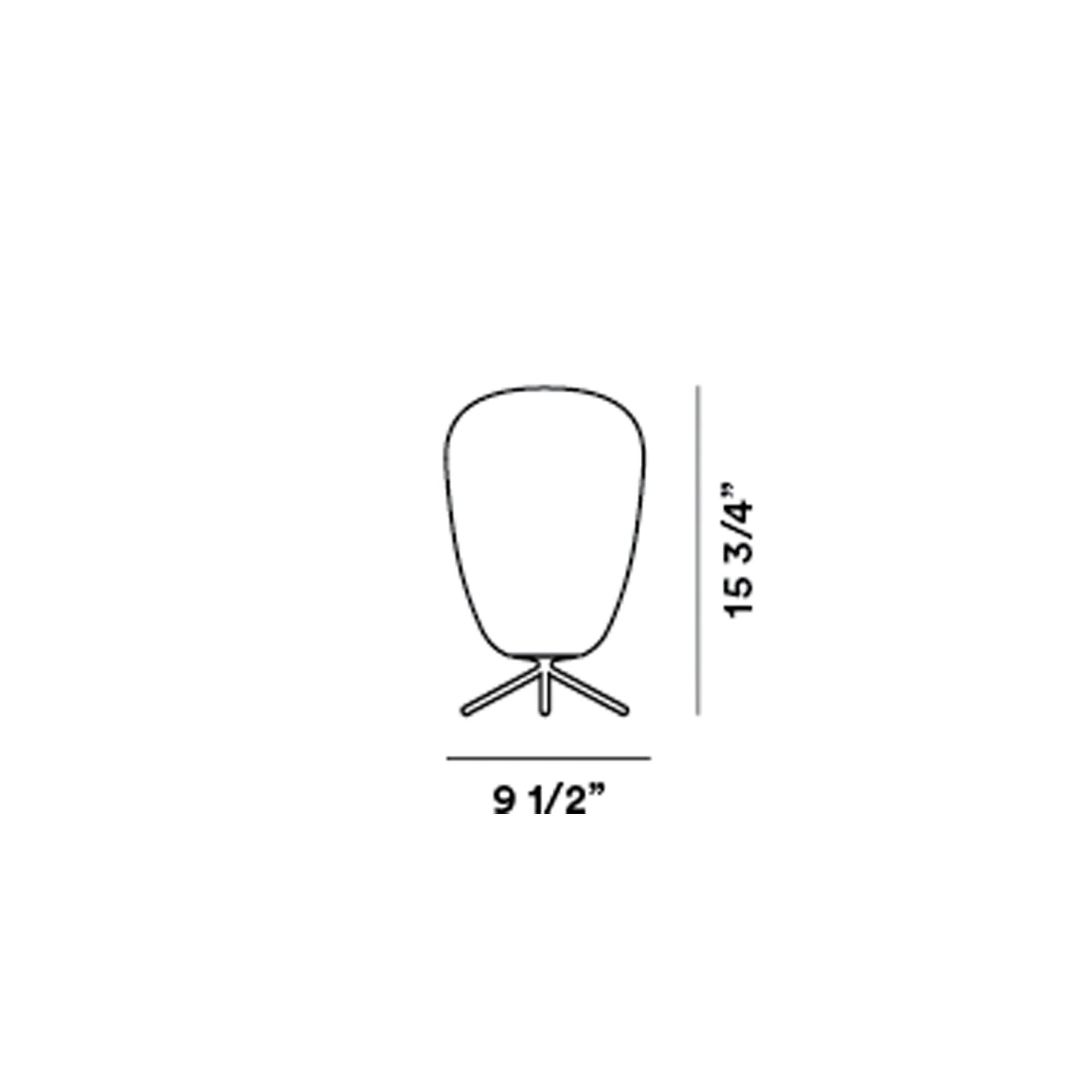 Rituals 1 Table Lamp - line drawing.