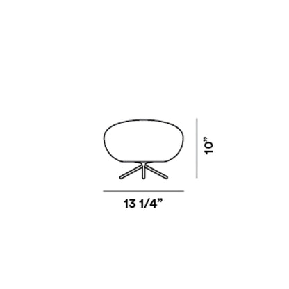 Rituals 2 Table Lamp - line drawing.