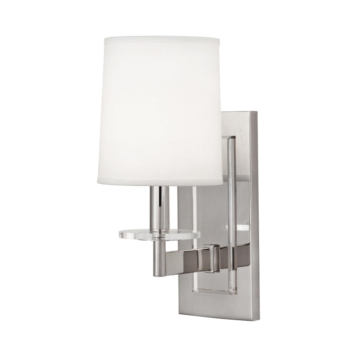 Alice Wall Light in Polished Nickel.