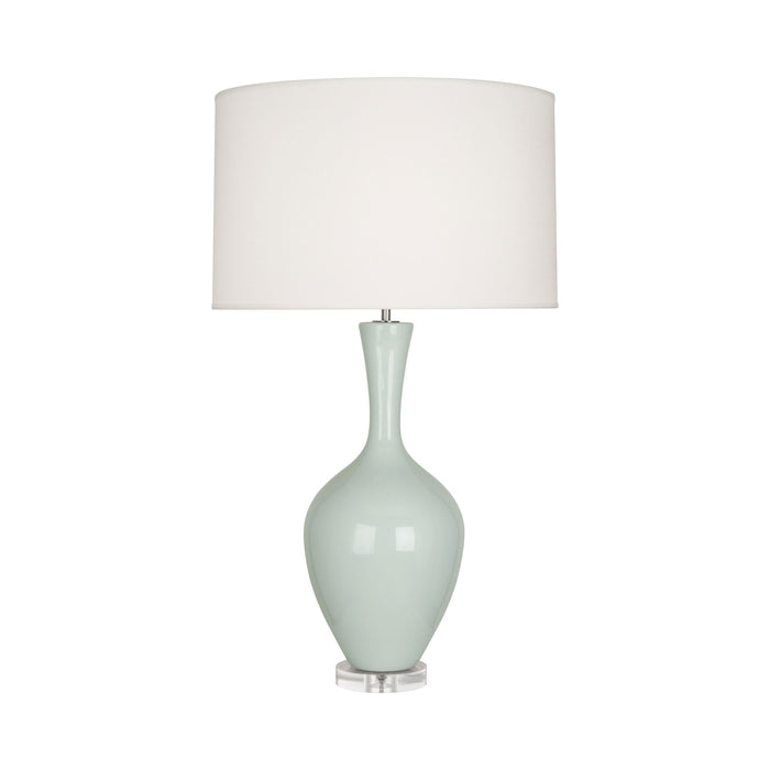 Audrey Table Lamp in Celadon.