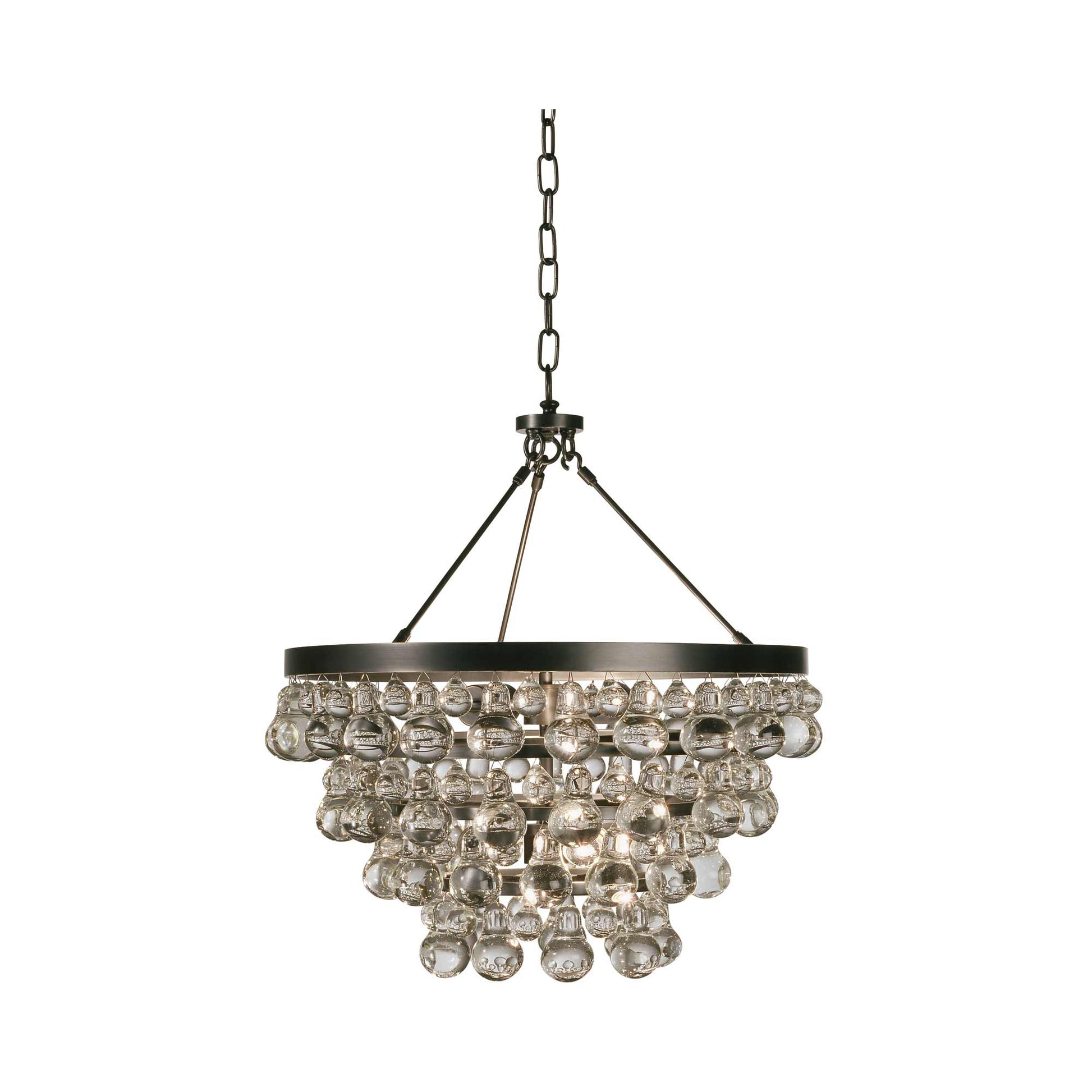 Bling Chandelier in Deep Patina Bronze.