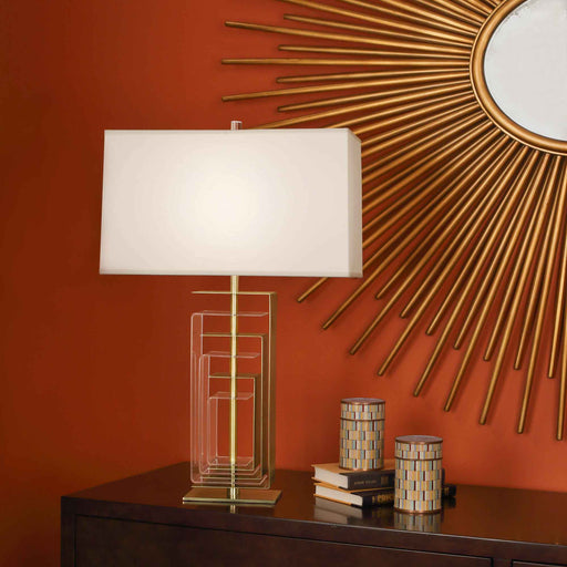 Braxton Table Lamp in living room.